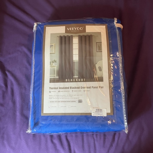 Veeyoo Blackout Curtains - Picture 1 of 3